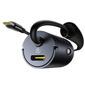 Baseus Tiny Star Mini 30W Car Charger USB-C + USB-C Cable - Black  for sale in Egypt from Games2Egypt