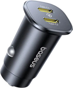Baseus GoTrip DP1 30W Car Charger 2-USB-C - Cosmic Black  for sale in Egypt from Games2Egypt