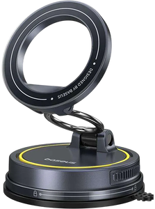 Baseus VC2 Flex Magnetic Phone Car Holder (Suction Cup) - Black -  for sale in Egypt from Games2Egypt
