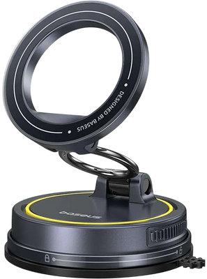 Baseus VC2 Flex Magnetic Phone Car Holder (Suction Cup) - Black