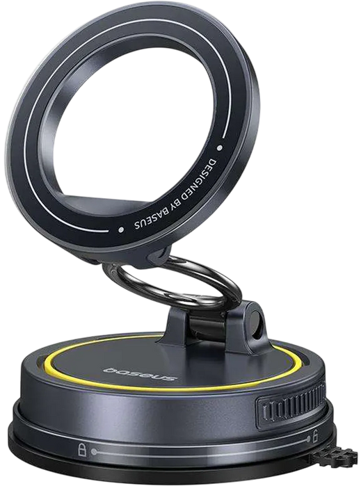 Baseus VC2 Flex Magnetic Phone Car Holder (Suction Cup) - Black  for sale in Egypt from Games2Egypt