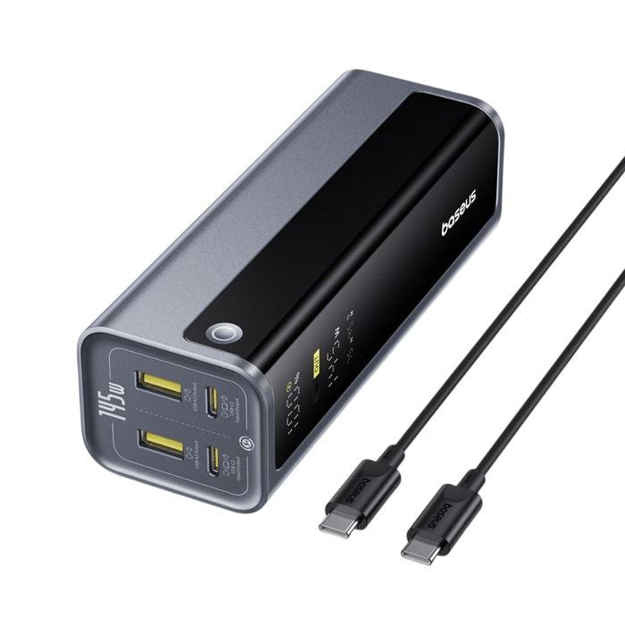 Baseus EnerGeek GP12 145W Power Bank 20800mAh - Black  for sale in Egypt from Games2Egypt