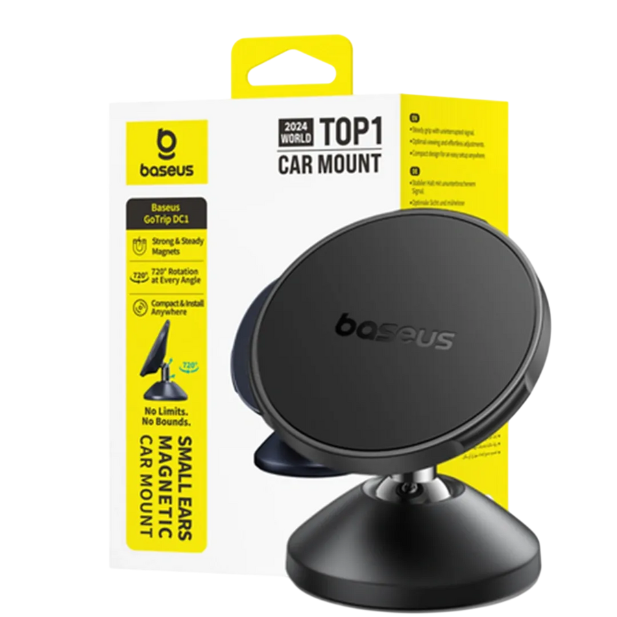 Baseus GoTrip DC1 Magnetic Phone Car Mount Vertical - Black – image 4