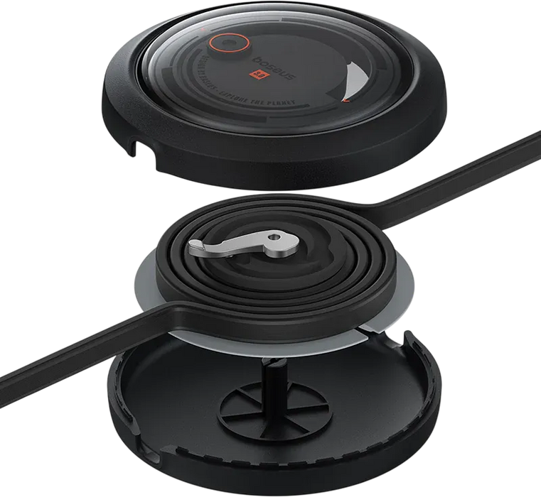 Baseus Free2Draw Retractable USB Cable 3-in-1 100W - 1.1M - Black  for sale in Egypt from Games2Egypt