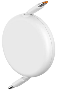 Baseus Free2Pull Mini Retractable USB-C to USB-C 100W - 2M - White  for sale in Egypt from Games2Egypt