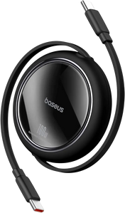 Baseus Free2Pull Mini Retractable USB-C to USB-C 100W - 2M - Black