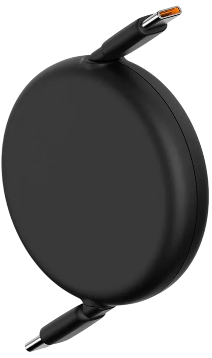 Baseus Free2Pull Mini Retractable USB-C to USB-C 100W - 2M - Black  for sale in Egypt from Games2Egypt