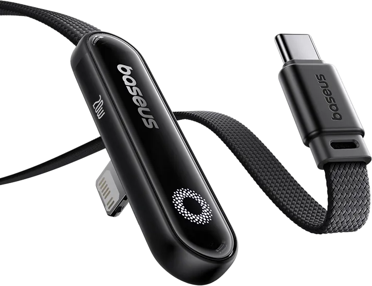 Baseus MVP 3 USB-C to Lightning Cable 20W - 2M - Cosmic Black  for sale in Egypt from Games2Egypt