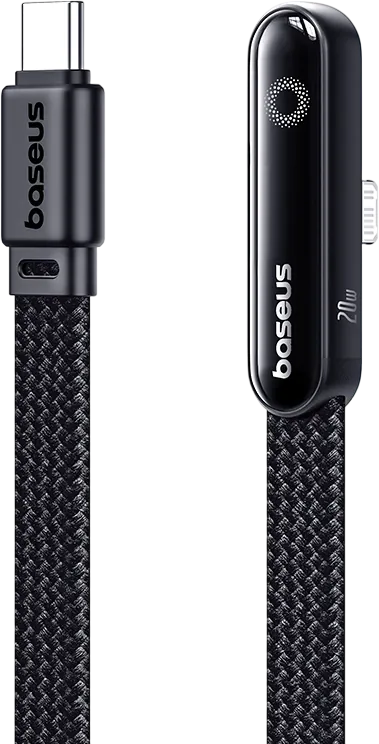 باسيوس MVP 3 كابل USB-C إلى Lightning‏ 20 واط (2م) - اسود – صورة 3