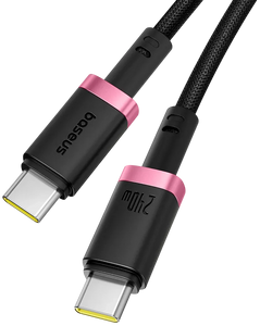 Baseus Dura USB-C to USB-C Cable 240W - 1M - Red/Black  for sale in Egypt from Games2Egypt
