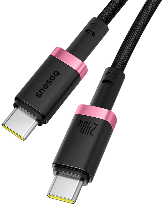 Baseus Dura USB-C to USB-C Cable 240W - 1M - Red/Black  for sale in Egypt from Games2Egypt