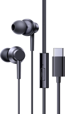 Baseus Encok CZ11 USB-C Wired Earphones - Black
