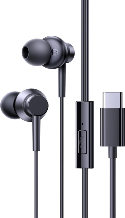 Baseus Encok CZ11 USB-C Wired Earphones - Black  for sale in Egypt from Games2Egypt