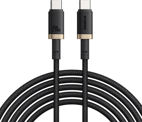 Baseus Dura USB-C to USB-C Cable 240W - 1M - Gold/Black