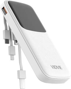 Vidvie PB758 Wired Power Bank 10000mAh 4-Port - White -  for sale in Egypt from Games2Egypt
