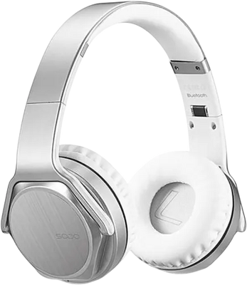 Sodo MH3 2-in-1 Bluetooth Headphones + Twist-Out Speaker - Silver
