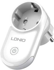 LDNIO SEW1058 WiFi Smart Socket + LED Night Lamp (EU) - White -  for sale in Egypt from Games2Egypt