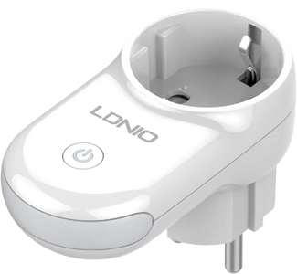 LDNIO SEW1058 WiFi Smart Socket + LED Night Lamp (EU) - White  for sale in Egypt from Games2Egypt