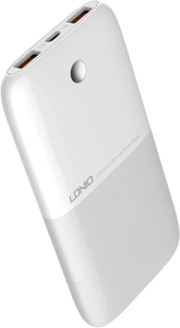 LDNIO PR1009 Ultra-thin Power Bank 10000mAh Dual USB - White -  for sale in Egypt from Games2Egypt