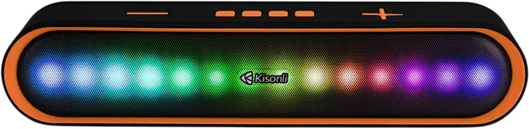 Kisonli LED-915 Bluetooth Soundbar Speaker RGB - Black -  for sale in Egypt from Games2Egypt