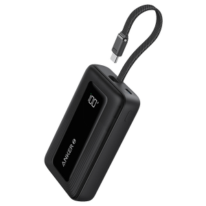 أنكر زولو باور بنك 10000 ملّي أمبير (USB-C مدمج) 30 واط – أسود