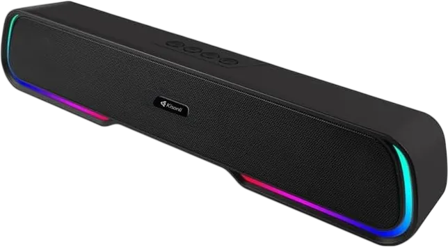 Kisonli LED-913 Bluetooth Soundbar Speaker RGB - Black  for sale in Egypt from Games2Egypt