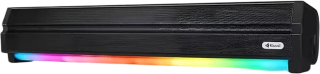 Kisonli LED-802 RGB Speaker 5W 5h Battery USB-C - Black  for sale in Egypt from Games2Egypt