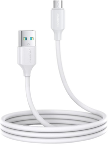 JOYROOM S-A9 USB-A to Micro USB Cable 1M - White  for sale in Egypt from Games2Egypt