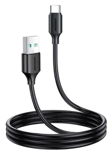 كابل جوي روم S-A9 تايب USB-A إلى يو إس بي-سي 3 أمبير - 1م - أسود  للبيع في مصر من خلال Games2Egypt