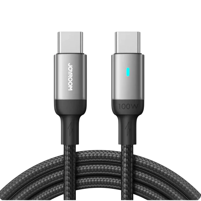 JOYROOM S-A10 USB-C to USB-C Cable 100W - 1.2M - Black  for sale in Egypt from Games2Egypt