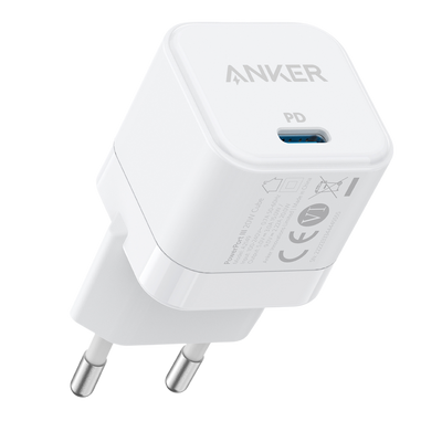 Anker PowerPort III Cube Wall charger USB-C 20W - White