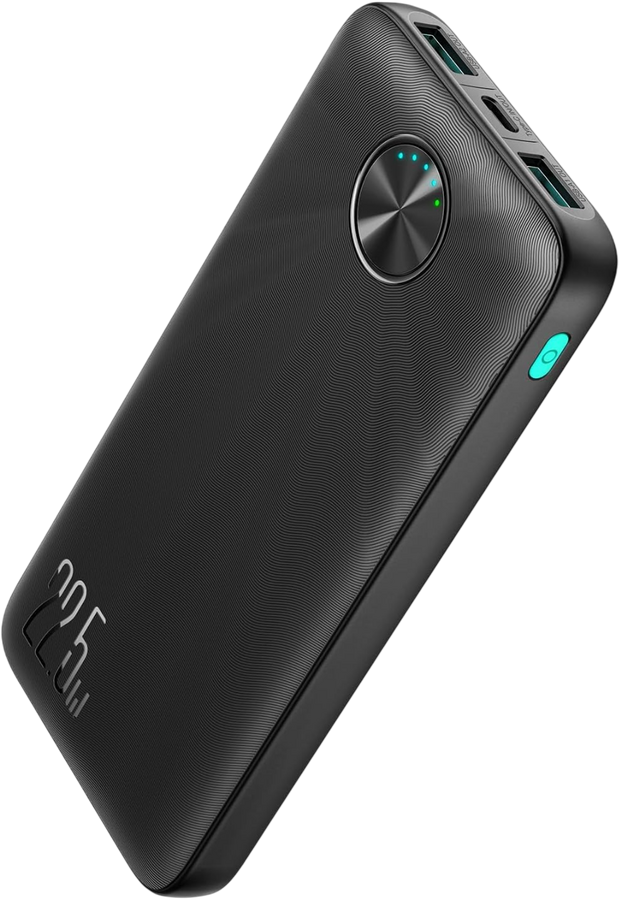 جوي روم JR-PBF15 باور بانك LED سعة 10000mAh 22.5 واط - أسود
