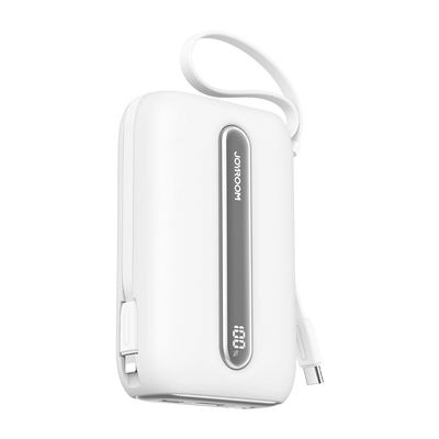 JOYROOM JR-L012 10000mAh Mini Power Bank Dual USB 22.5W - White