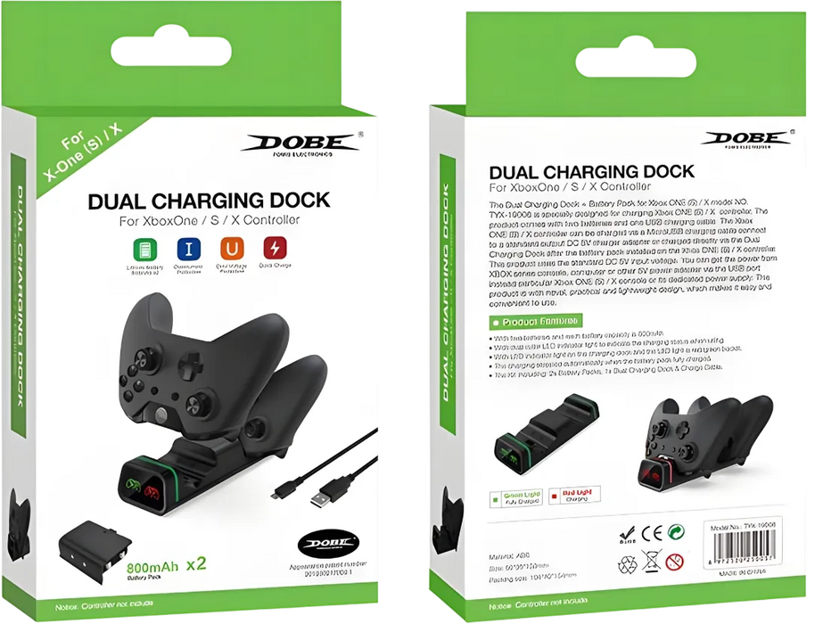 DOBE TYX-19006X Xbox Controller Dual Charging Dock for Xbox One/S/X  for sale in Egypt from Games2Egypt