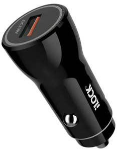 iLOCK 30W Car Charger (USB-A, QC 3.0) with LED Indicator -  for sale in Egypt from Games2Egypt