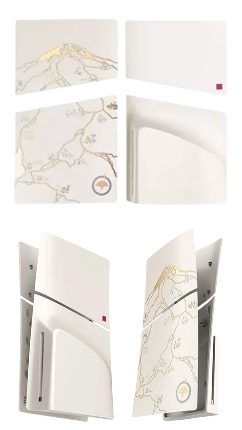 Ghost of Yotei Replacement Plate for PS5 Slim (Disc) - White – image 3