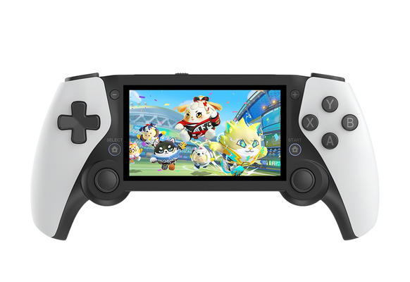 SJGAM M25 Handheld Game Console 64GB - White/Black
