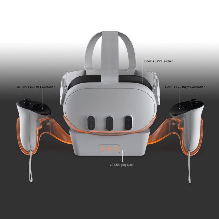 DOBE TY-3835 VR Charger stand For Oculus Quest 3  for sale in Egypt from Games2Egypt