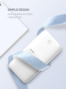 LDNIO PR1009 Ultra-thin Power Bank 10000mAh Dual USB - White  for sale in Egypt from Games2Egypt