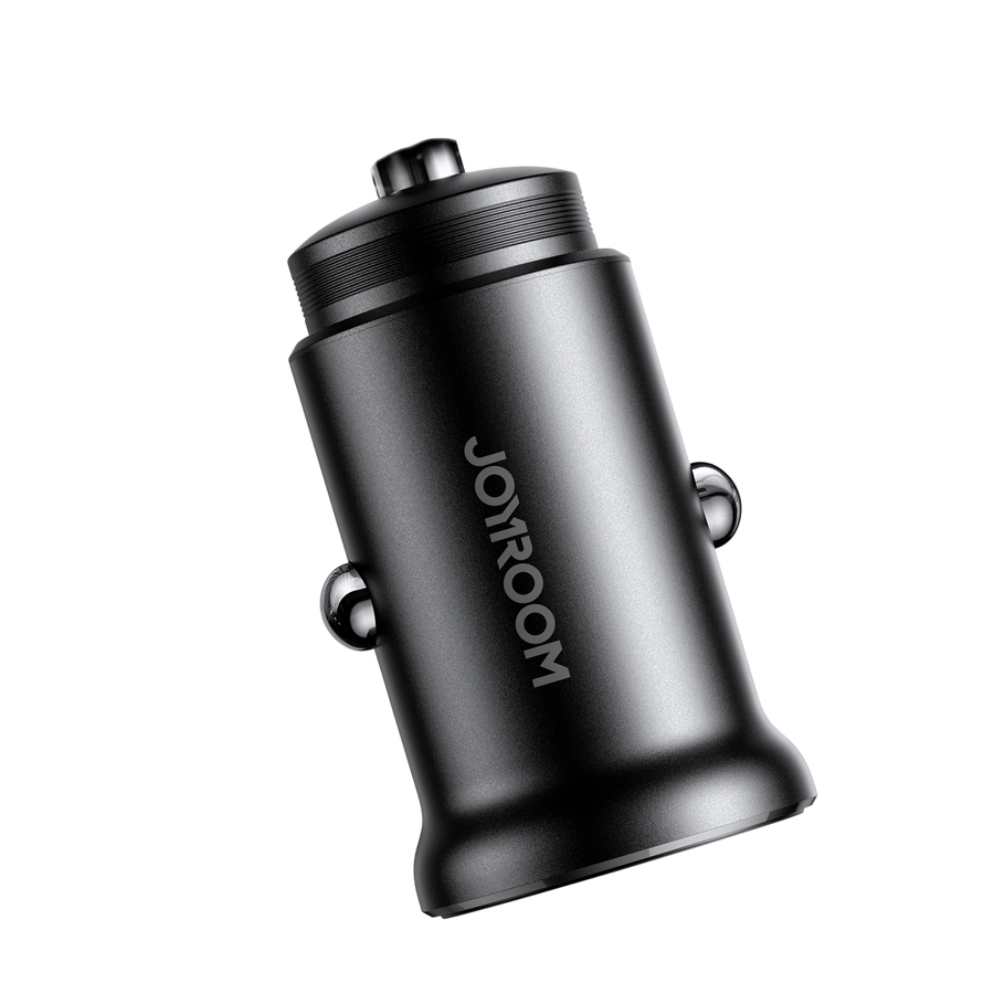 JOYROOM JR-CCN05 A+C mini Metal Car Charger 30W - Black  – image 4