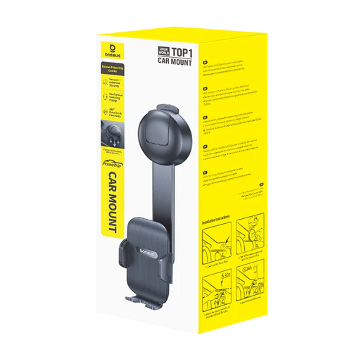 Baseus PrimeTrip C03 Air Clamping Phone Car Holder (Suction)  for sale in Egypt from Games2Egypt