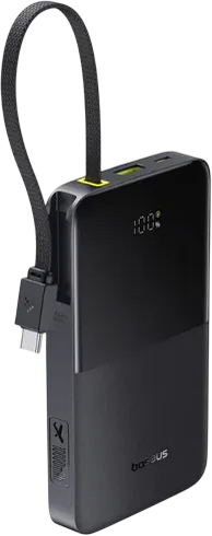 Baseus EnerFill FC51 Bipow2 Pro Power Bank 10000mAh - Black  for sale in Egypt from Games2Egypt