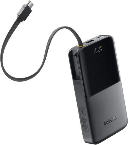 Baseus EnerFill FC51 Bipow2 Pro Power Bank 10000mAh - Black  for sale in Egypt from Games2Egypt