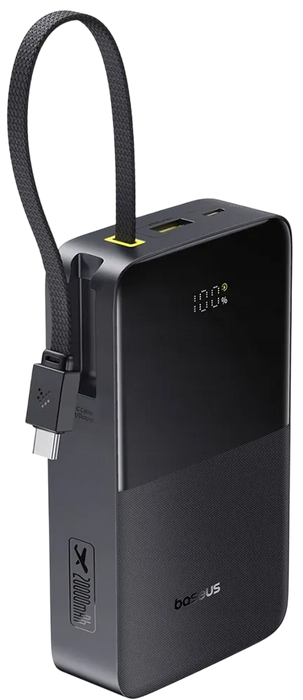 Baseus EnerFill FC51 Bipow2 Pro Power Bank 20000mAh - Black  for sale in Egypt from Games2Egypt