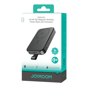 JOYROOM JR-PBM11 Qi2 22.5W Magnetic Power Bank 10000mAh - Black  for sale in Egypt from Games2Egypt