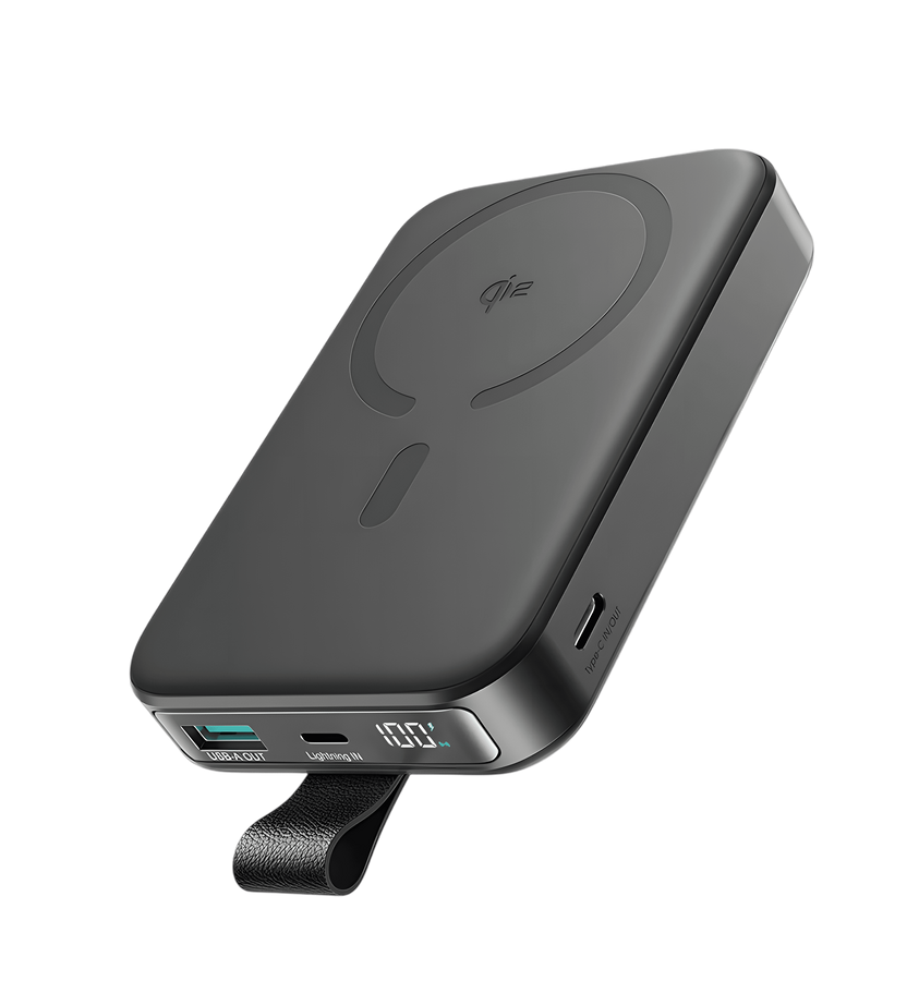 JOYROOM JR-PBM11 Qi2 22.5W Magnetic Power Bank 10000mAh - Black