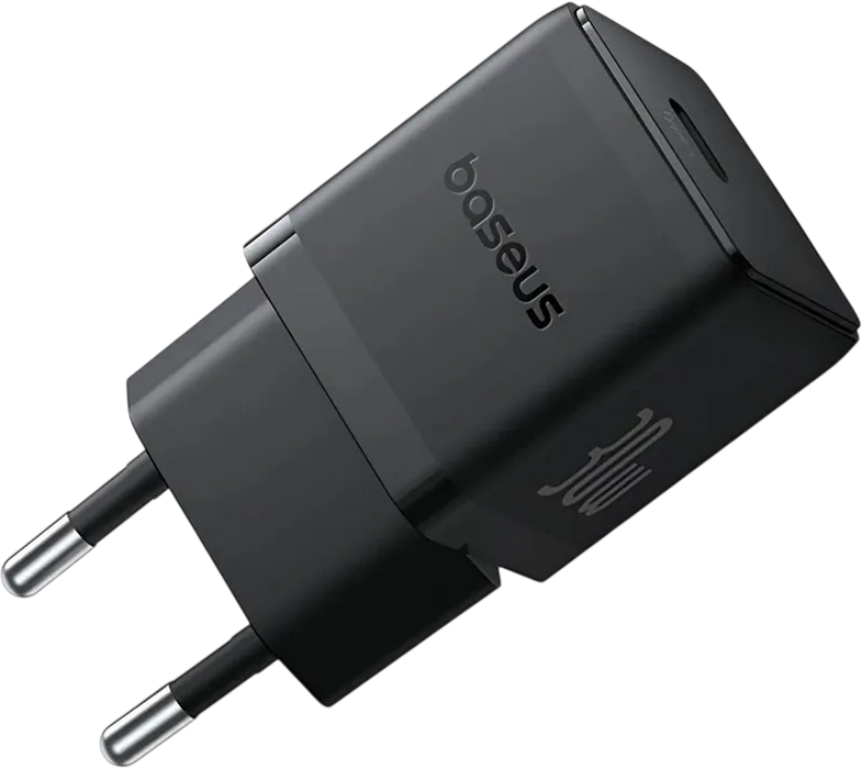 Baseus Palm Fast Charger 1C 30W EU + 1M USB-C Cable - Black  for sale in Egypt from Games2Egypt