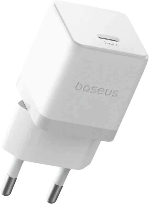 Baseus Palm Fast Charger 1C 20W EU - Moon White  – image 3
