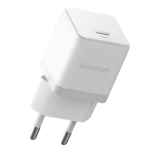 Baseus Palm Fast Charger 1C 30W EU + 1m USB-C Cable - Moon White  for sale in Egypt from Games2Egypt