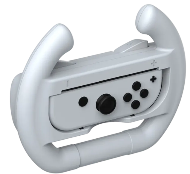 DOBE TNS-852 Handle Steering Wheel for Switch OLED Joy-Con - White  for sale in Egypt from Games2Egypt